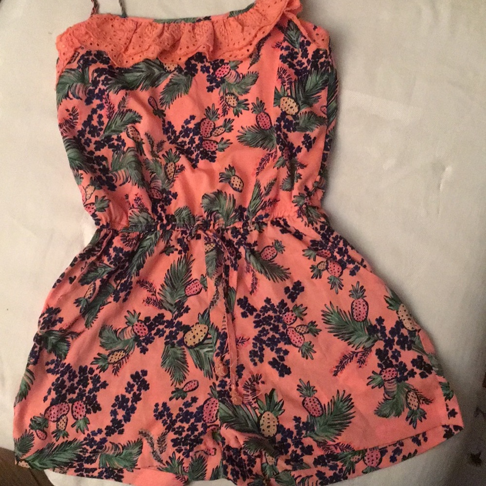 Hawaiian print Romper